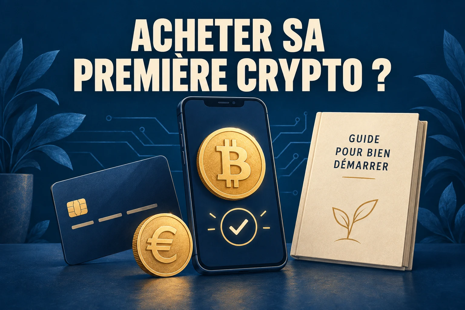 Illustration pour acheter sa première crypto