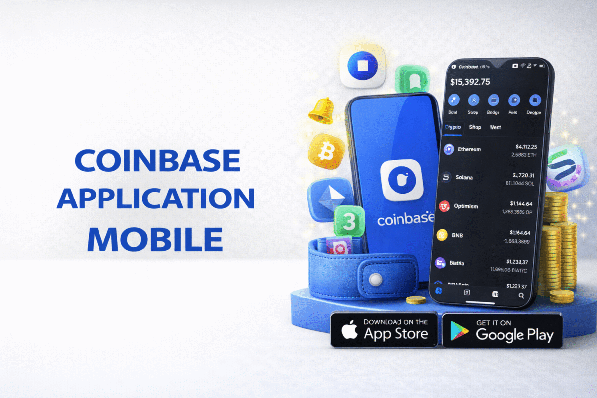 Coinbase application mobile