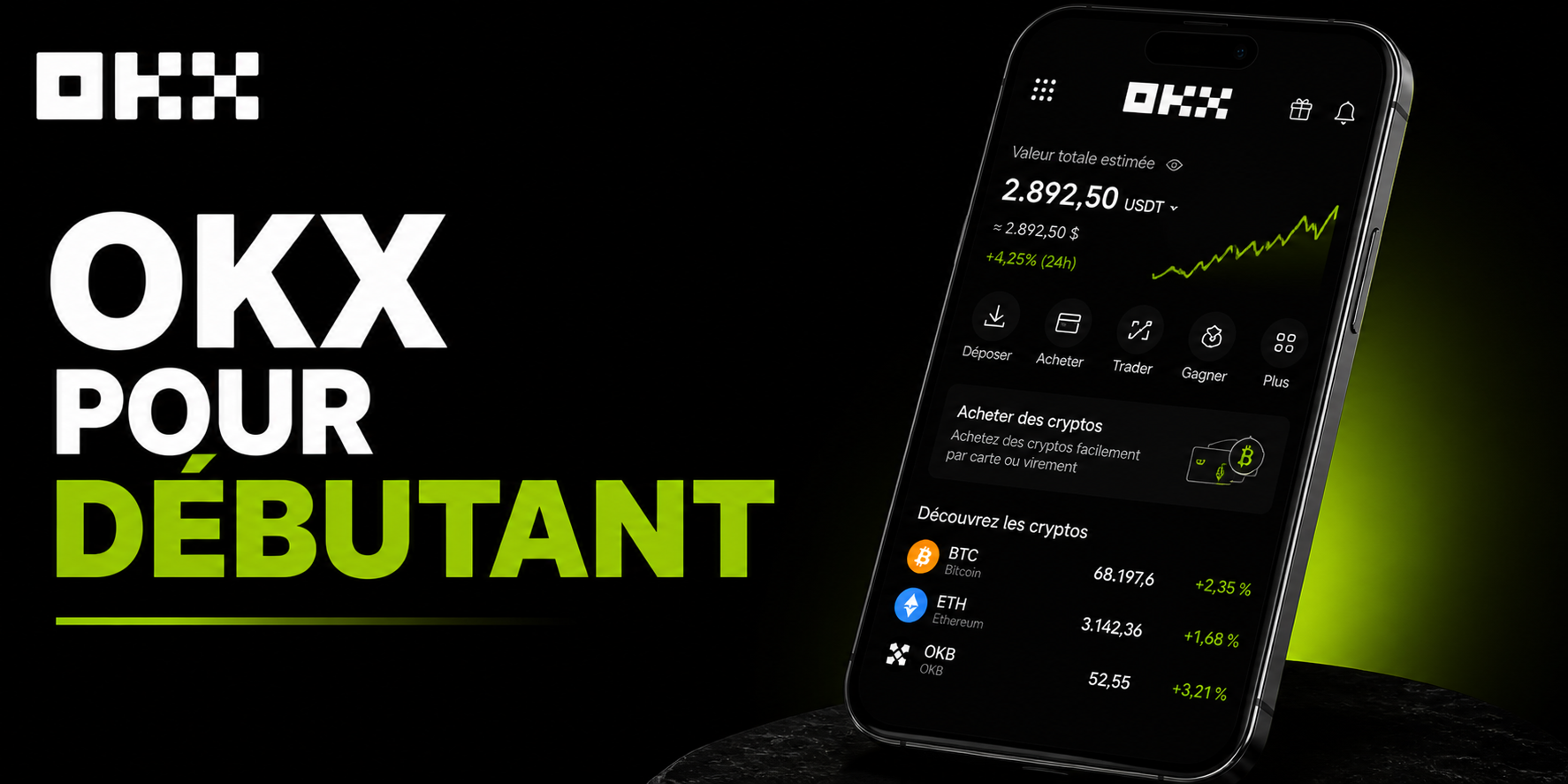 OKX pour débutant