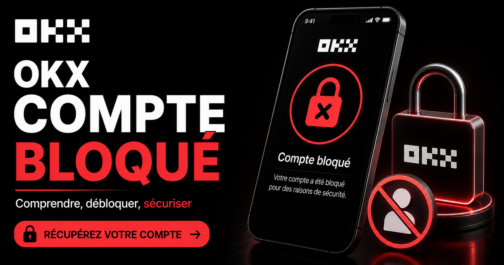 OKX compte bloqué