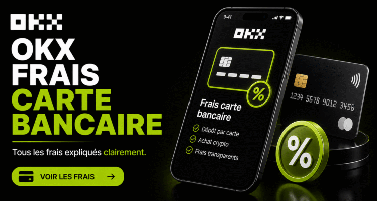 OKX frais carte bancaire